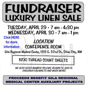 GRMC Auxiliary offers luxury linen sale